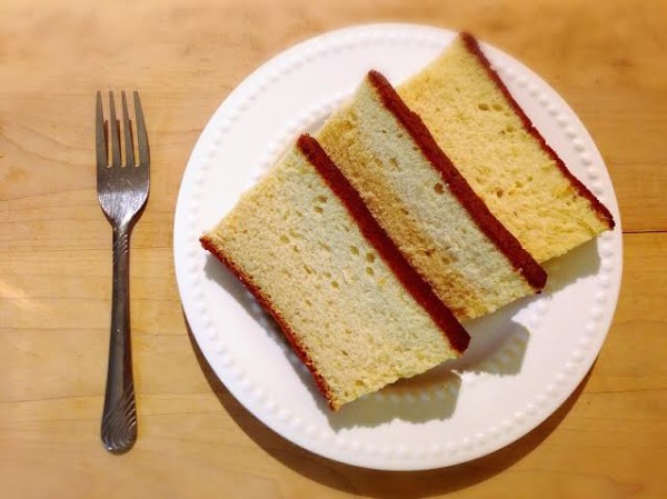 ［無木框版試作］四個食材做蜂蜜蛋糕