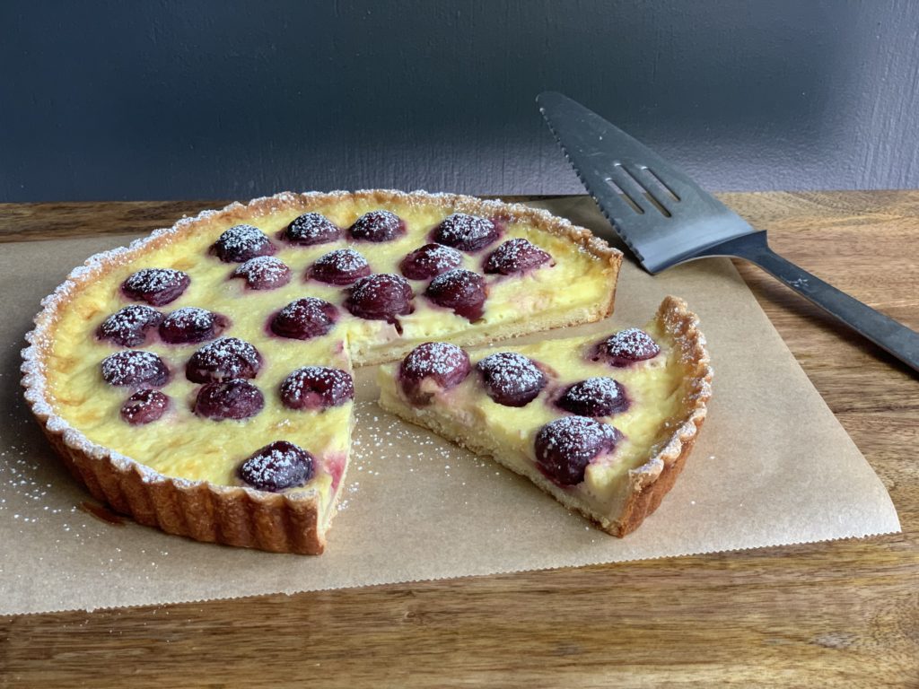 甜點｜法式櫻桃布丁塔 Clafoutis